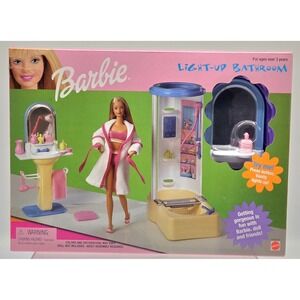 1999 Barbie Light-Up Bathroom 67555 NEW IN BOX